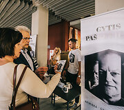 Gyčio Pa&scaron;kevičiaus koncerto akimirka