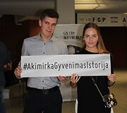 Gyčio Pa&scaron;kevičiaus koncerto akimirka