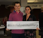 Gyčio Pa&scaron;kevičiaus koncerto akimirka