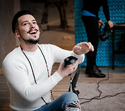 Svečiai nusikėlė į virtualią realybę