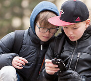 Socialinės reklamos prie&scaron; patyčias filmavimas
