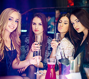 Vakarėlio sostinės &bdquo;Mojo Lounge&ldquo; klube akimirka