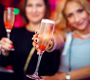 Vakarėlio sostinės &bdquo;Mojo Lounge&ldquo; klube akimirka