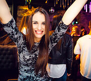 Vakarėlio sostinės &bdquo;Mojo Lounge&ldquo; klube akimirka