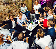 Vakarėlio klube &bdquo;Mojo Lounge&ldquo; akimirka