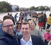 Gintaro Pociūno ir Brigitos Vanagaitės sužadėtuvės