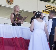Vestuvių akimirka