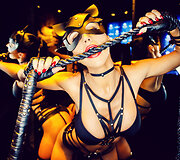 Vakarėlio klube &bdquo;Mojo Lounge&ldquo; akimirka