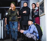 &bdquo;Solo Ansamblio&ldquo; klipo &bdquo;Moteris&ldquo; pristatymo akimirka