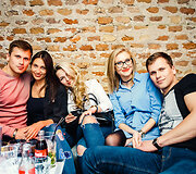 Vakarėlio klube &bdquo;Mojo Lounge&ldquo; akimirka