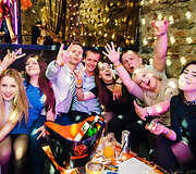 Vakarėlio klube &bdquo;Mojo Lounge&ldquo; akimirka