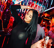 Vakarėlio klube &bdquo;Mojo Lounge&ldquo; akimirka