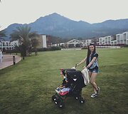 Katažina Zvonkuvienė su vaikais Turkijoje