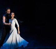 Anželikos Cholinos spektaklio &bdquo;Otelas&ldquo; akimirka