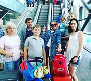 Simonos Nainės &scaron;eimos atostogų Turkijoje akimirka