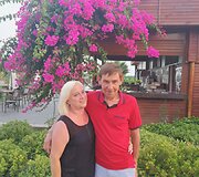 Simonos Nainės &scaron;eimos atostogų Turkijoje akimirka