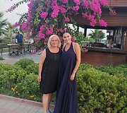 Simona Nainė su mama Vilija