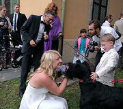 Saulės Rinkevičiūtės ir Julien Singer vestuvių akimirka