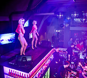 Vakarėlio klube &bdquo;Mojo Lounge&ldquo; akimirka