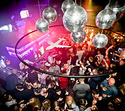 Vakarėlio klube &bdquo;Mojo Lounge Kaunas&ldquo; akimirka