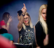 Vakarėlio klube &bdquo;Mojo Lounge&ldquo; akimirka
