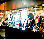 Vakarėlio klube &bdquo;Mojo Lounge&ldquo; akimirka