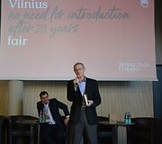 Knygos &bdquo;Varėnos kra&scaron;to dienora&scaron;čiai&ldquo; pristatymas Vilniaus knygų mugėje