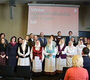 Knygos &bdquo;Varėnos kra&scaron;to dienora&scaron;čiai&ldquo; pristatymas Vilniaus knygų mugėje