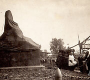 R.Antinio paminklo &bdquo;Žuvusiems ties &Scaron;irvintais karžygiams 1919-1922&ldquo; atidarymas &Scaron;irvintose 1927 m.