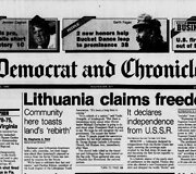 JAV laikra&scaron;čio &bdquo;Democrat and Chronicle&ldquo; vir&scaron;elis