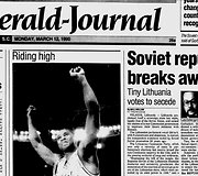 JAV laikra&scaron;čio &bdquo;Herald Journal&ldquo; vir&scaron;elis