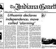 JAV laikra&scaron;čio &bdquo;Indiana Gazette&ldquo; vir&scaron;elis