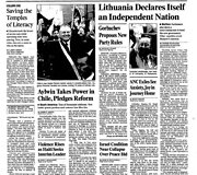 JAV laikra&scaron;čio &bdquo;Los Angeles Times&ldquo; vir&scaron;elis
