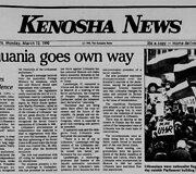JAV laikra&scaron;čio &bdquo;Kenosha News&ldquo; vir&scaron;elis