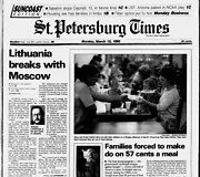 JAV laikra&scaron;čio &bdquo;St. Petersburg Times&ldquo; vir&scaron;elis