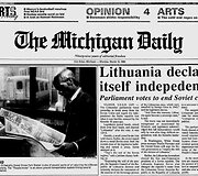JAV laikra&scaron;čio &bdquo;The Michigan Daily&ldquo; vir&scaron;elis