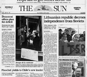 JAV laikra&scaron;čio &bdquo;The Sun&ldquo; vir&scaron;elis