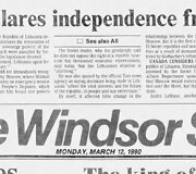 JAV laikra&scaron;čio &bdquo;The Windsor Star&ldquo; vir&scaron;elis