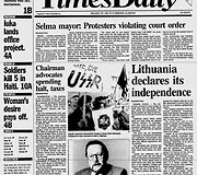 JAV laikra&scaron;čio &bdquo;USA Times Daily&ldquo; vir&scaron;elis