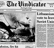 JAV laikra&scaron;čio &bdquo;The Vindicator&ldquo; vir&scaron;elis