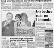 Kanados laikra&scaron;čio &bdquo;The Vancouver Sun&ldquo; vir&scaron;elis