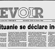 Kanados laikra&scaron;čio &bdquo;Le Devoir&ldquo; vir&scaron;elis
