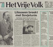 Nyderlandų laikra&scaron;čio &bdquo;Het Vrije Volk&ldquo; vir&scaron;elis