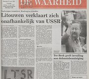 Nyderlandų laikra&scaron;čio &bdquo;De Waarheid&ldquo; vir&scaron;elis