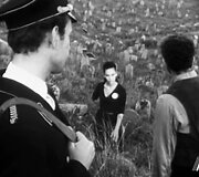 Žydų kapinės Užupyje. Kino studijos &bdquo;Belarusfilm&ldquo; filmo &bdquo;Vostočnyj koridor&ldquo; (&bdquo;Rytų koridorius&ldquo;) kadras. 1966 m.