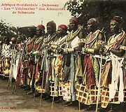 Veteranės amazonės 1908 m., &scaron;ventės metu