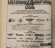 Kalėdinis sveikinimas 1994 m. laikra&scaron;tyje