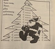 Kalėdinis sveikinimas 1994 m. laikra&scaron;tyje