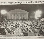 Kalėdinės &scaron;ventės Vilniuje nuotrauka