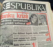 &bdquo;Respublika&ldquo; apie bankų krizę
